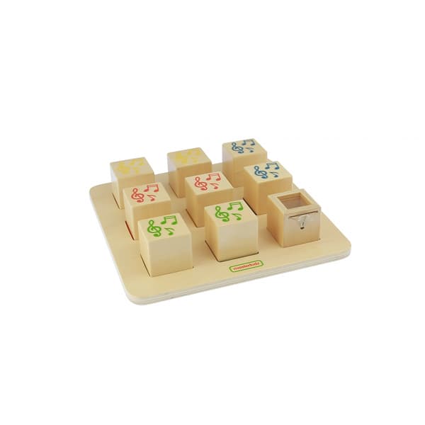 MASTERKIDZ Wood Sensory Sorter – Lydforbindelse Montessori