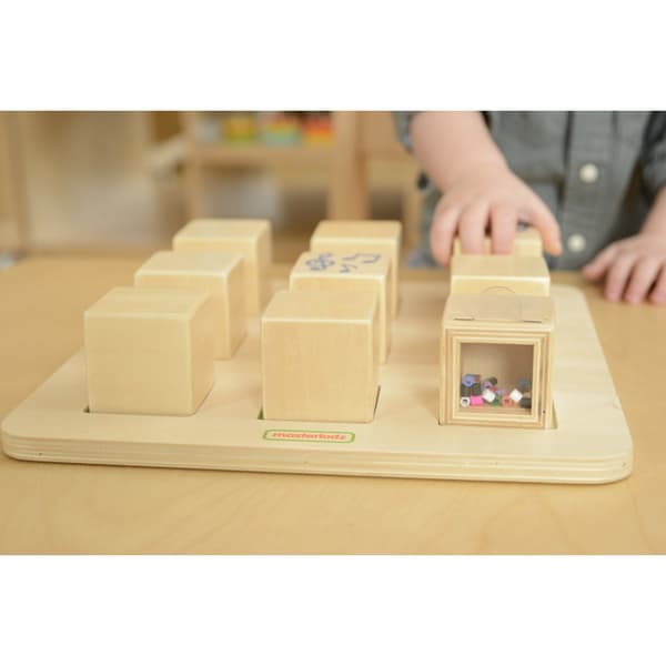 MASTERKIDZ Wood Sensory Sorter – Lydforbindelse Montessori