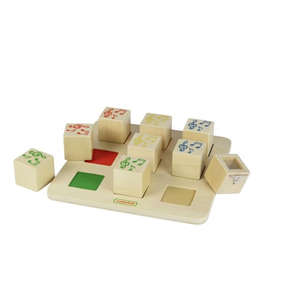 MASTERKIDZ Wood Sensory Sorter – Lydforbindelse Montessori