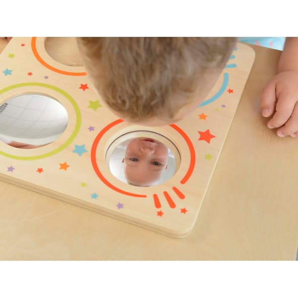 MASTERKIDZ Sensorisk tavlespejle og linser Montessori-billedkrumning