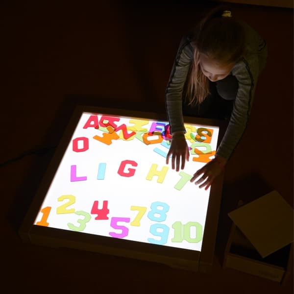MASTERKIDZ Gennemsigtige tal og bogstaver 38 stk Montessori