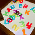 Miniatyrbillede 5 af 6: MASTERKIDZ Gennemsigtige tal og bogstaver 38 stk Montessori
