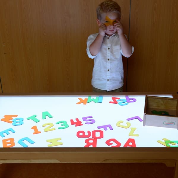 MASTERKIDZ Gennemsigtige tal og bogstaver 38 stk Montessori