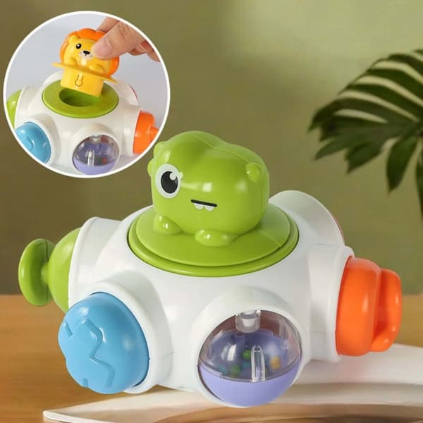 WOOPIE BABY Space Rocket Activity – Pædagogisk sensorisk terning 18m+
