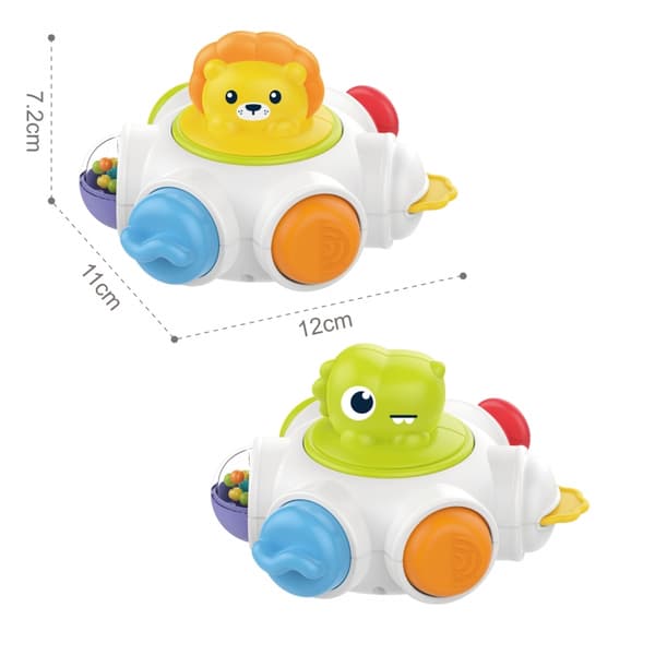WOOPIE BABY Space Rocket Activity – Pædagogisk sensorisk terning 18m+