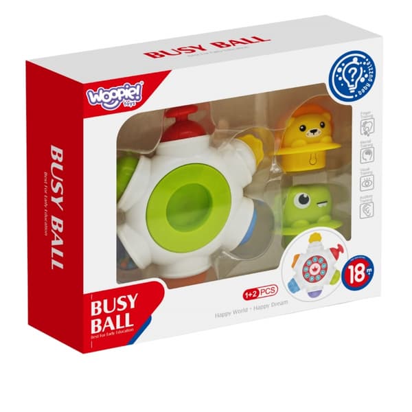 WOOPIE BABY Space Rocket Activity – Pædagogisk sensorisk terning 18m+