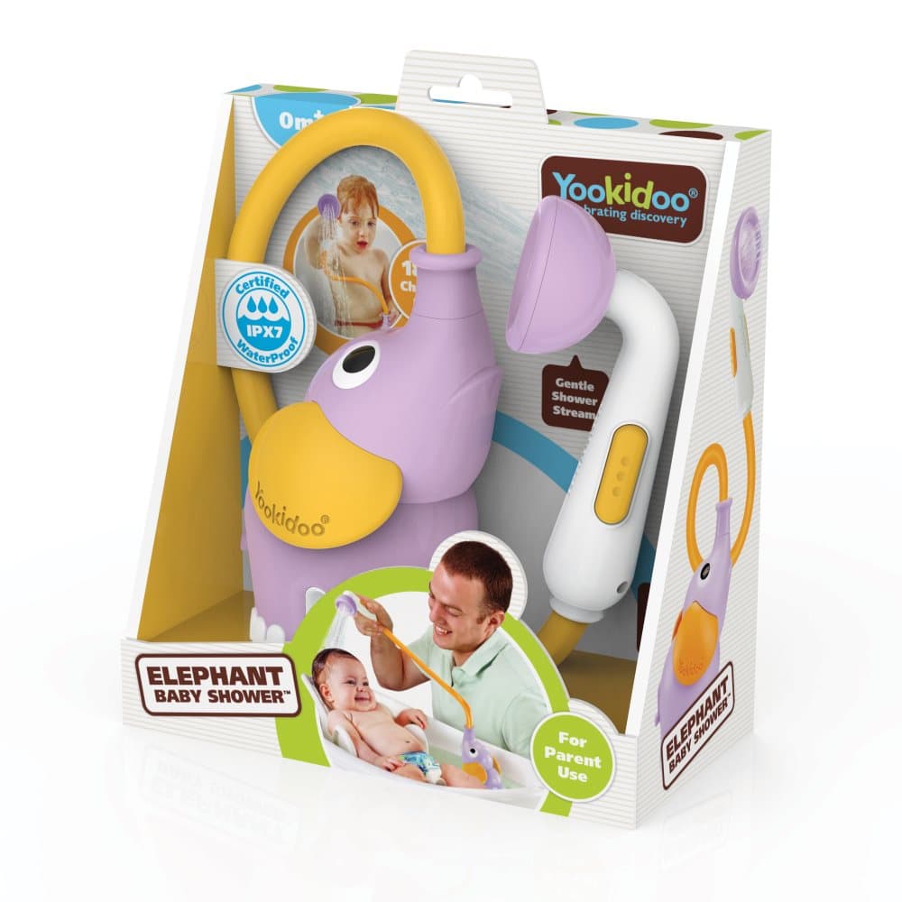 Yookidoo Babydusch Elefant Lila
