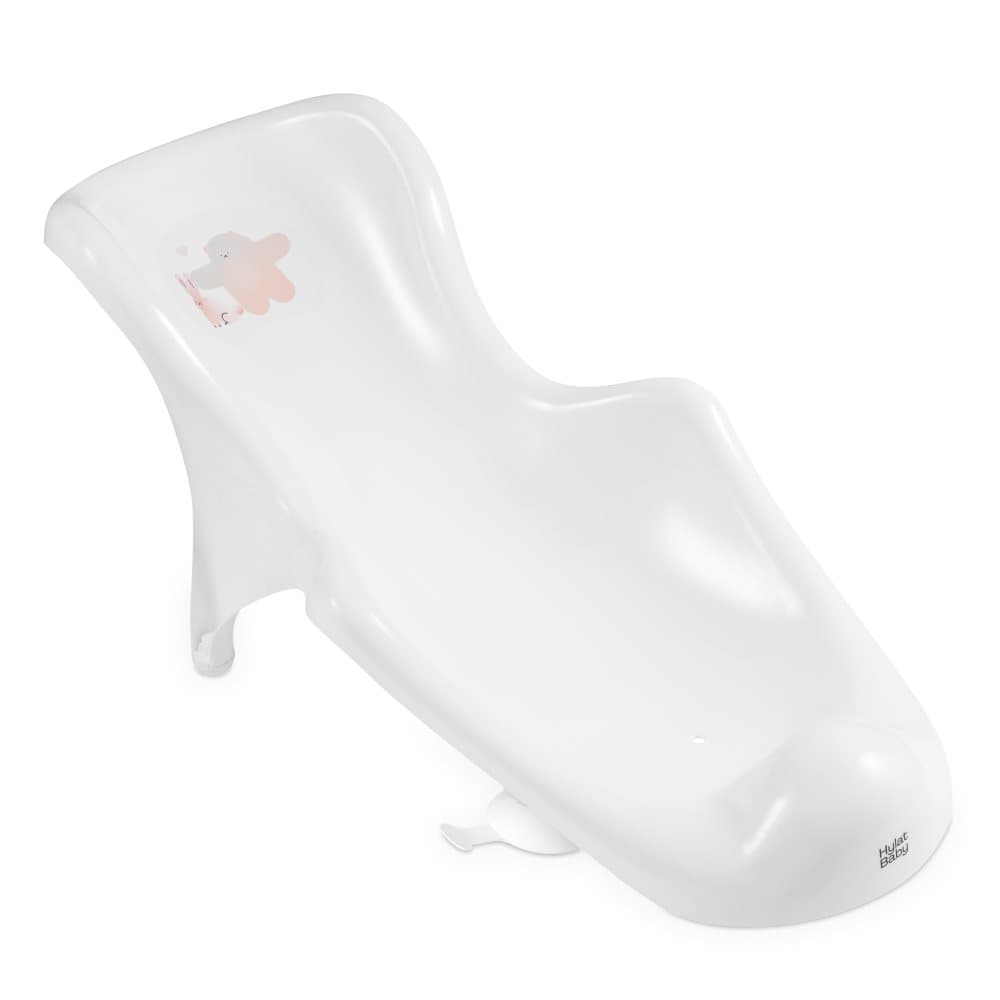 Badinlägg baby - värdefull badhjälp för bebisar och spädbarn från födsel till ca. 6 månader - färg: Vit, motiv: Friends, märke: Hylat Baby