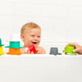 Miniatyrbillede 4 af 5: Set of Bath Toys Infantino Bath Set 17 Pieces underwater