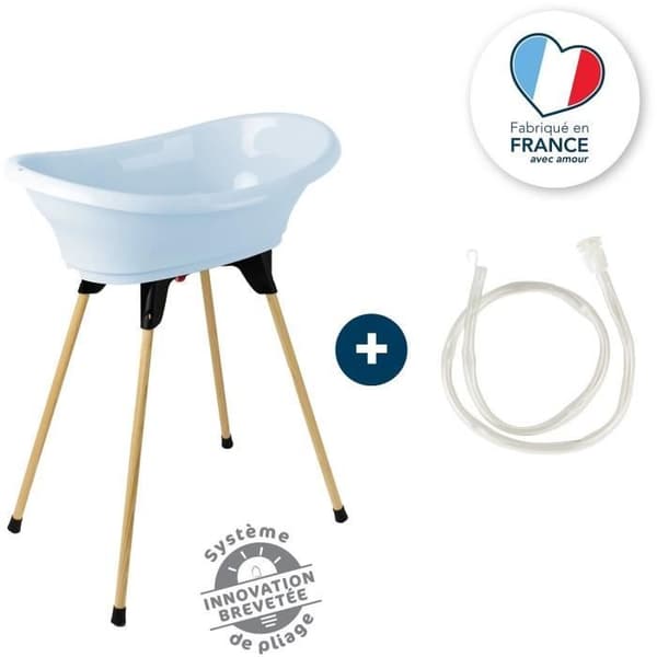THERMOBABY KYLPYPAKKAUSPAKKAUS VASCO Fleur Bleue: kylpyamme + jalat + poistoletku