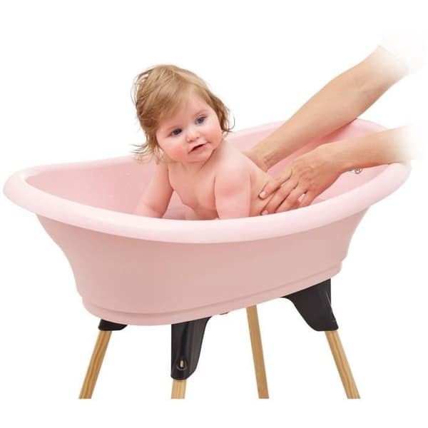 THERMOBABY BADKARSKIT VASCO Puderrosa: badkar + ben + avloppsslang