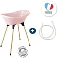 Miniatyrbild 1 av 6: THERMOBABY BADKARSKIT VASCO Puderrosa: badkar + ben + avloppsslang