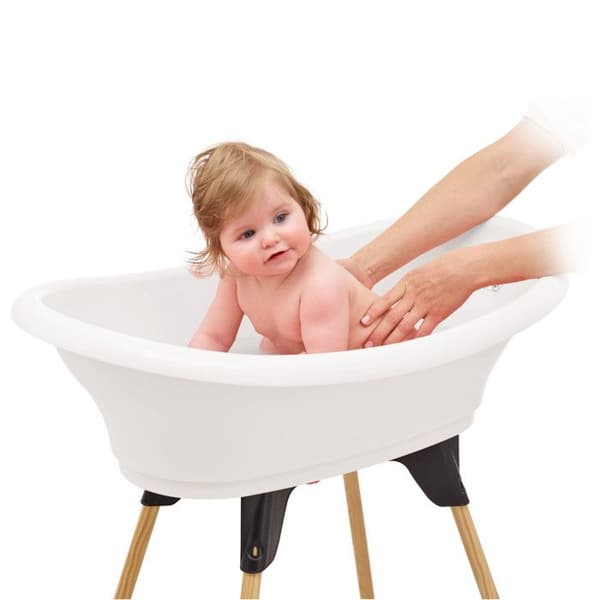 Thermobaby Vasco 5 in 1 valkoinen kielo -kylpyamme - valmistettu Ranskassa