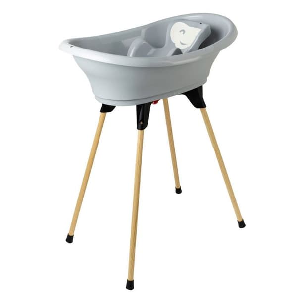 THERMOBABY VASCO 5-i-1 Badkarspaket Charming Grey - Tillverkad i Frankrike