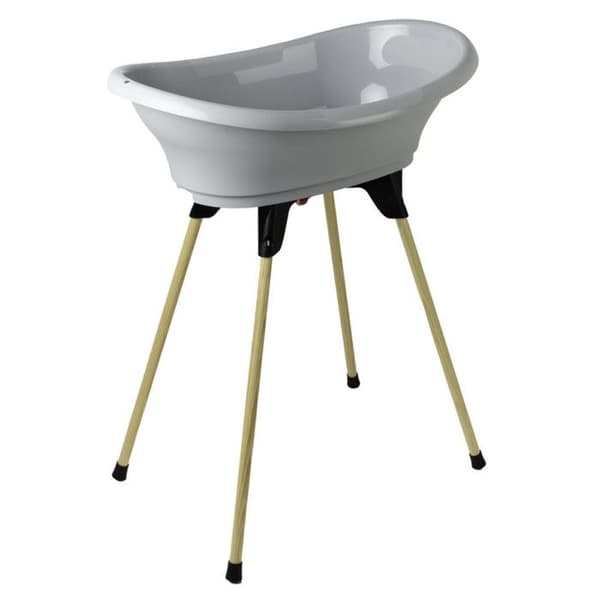 THERMOBABY Badset VASCO Charm grå: badkar + fötter + avloppsrör