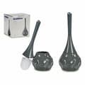 Miniatyrbillede 2 af 2: Toilet Brush Black Grey Ceramic Plastic 14 x 38,5 x 14 cm