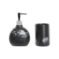 Miniatyrbild 1 av 3: Bath Set DKD Home Decor Black Resin Plastic 11 x 6 x 17 cm 2 Pieces