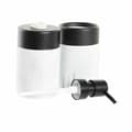 Miniatyrbild 2 av 3: Bath Set DKD Home Decor White Black White/Black Metal Resin Modern 7,2 x 7,2 x 16,4 cm