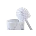 Miniatyrbild 2 av 3: Toilet Brush DKD Home Decor White Natural Metal Resin Natural rubber Marble Scandi 30 x 40 cm 10,3 x 10,3 x 38 cm