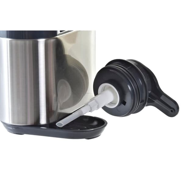Soap dish DKD Home Decor Black Silver Stainless steel ABS 18 x 13 x 16 cm Kitchen