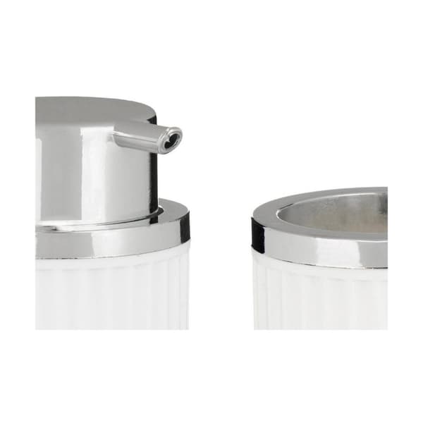 Bath Set Berilo 3318-1 White Plastic