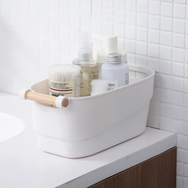 Multi-purpose basket Confortime 33,5 x 18 x 15 cm Plastic With handles 12 Units