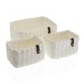Miniatyrbild 1 av 2: Basket set Versa 19 x 12 x 26 cm White