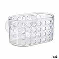 Miniatyrbillede 1 af 2: Bath Organiser Caddy Berilo CB25262A Transparent PVC polystyrene 15,8 x 8,5 x 8 cm (12 Units)