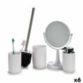 Miniatyrbild 1 av 5: Bath Set Berilo CN-B6369-W White polypropylene 4 Pieces (6 Units)