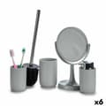 Pikkukuva 1 / 4: Bath Set Berilo CN-B6369-G Grey polypropylene 4 Pieces (6 Units)
