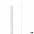 Miniatyrbillede 1 af 2: Extendable bar Berilo B0638 110-200CM White Aluminium 200 x 2,2 x 2,2 cm For shower (18 Units)