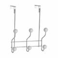 Pikkukuva 2 / 2: Door Coat Rack Berilo W4742-6H White Metal Plastic 10 x 22 x 26 cm (24 Units)