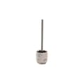 Miniatyrbillede 1 af 2: Toilet Brush DKD Home Decor Black Cement White 10 x 10 x 36 cm