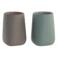 Miniatyrbild 1 av 2: Toothbrush Holder DKD Home Decor Green Beige Dolomite 8 x 8 x 11 cm (2 Units)