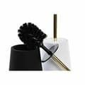 Miniatyrbillede 2 af 3: Toilet Brush DKD Home Decor White Black Stainless steel polystyrene 12 x 12 x 34,5 cm (2 Units)