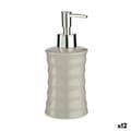 Miniatyrbillede 1 af 3: Soap Dispenser Berilo DW29108LP-G Grey Metal Ceramic Waves 260 ml (12 Units)