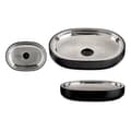 Pikkukuva 2 / 3: Soap dish Berilo BP15-004-1 Black Stainless steel Plastic 9,5 x 2,5 x 13 cm (6 Units)