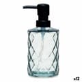 Miniatyrbillede 1 af 2: Soap Dispenser Berilo CN-B5463VB-1-368 Black Crystal Plastic Diamond 410 ml 9 x 18 x 7 cm (12 Units)