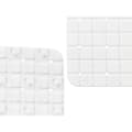 Miniatyrbillede 3 af 3: Non-slip Shower Mat Berilo BM509S - 314 White PVC 50,3 x 50,3 x 0,7 cm Frames (6 Units)