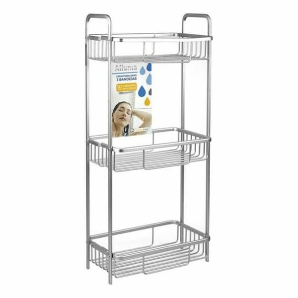 Bathroom Shelves Confortime 62143 29 x 18 x 65,5 cm (4 Units)