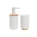 Pikkukuva 1 / 4: Bath Set Home ESPRIT White Natural Bamboo polystyrene 7 x 7 x 16 cm