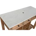 Miniatyrbild 4 av 9: Under Sink Cabinet Home ESPRIT White Natural Ceramic Mango wood 120 x 50 x 82 cm
