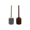 Pikkukuva 1 / 3: Toilet Brush Home ESPRIT Brown Grey Polyethylene Stoneware 11 x 11 x 40 cm (2 Units)
