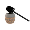 Miniatyrbillede 3 af 3: Toilet Brush Home ESPRIT Black Grey Cream Fibre Dolomite 11 x 11 x 38 cm (2 Units)