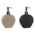 Miniatyrbillede 1 af 3: Soap Dispenser Home ESPRIT Grey Cream Resin Polyethylene 12 X 6 X 16,5 cm (2 Units)