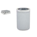Miniatyrbillede 3 af 5: Glass Berilo 3436-2 Grey Plastic 7,5 x 11,5 x 7,5 cm (16 Units)