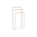 Miniatyrbild 1 av 4: Free-Standing Towel Rack Home ESPRIT White Natural Metal Bamboo 45 x 22 x 85 cm
