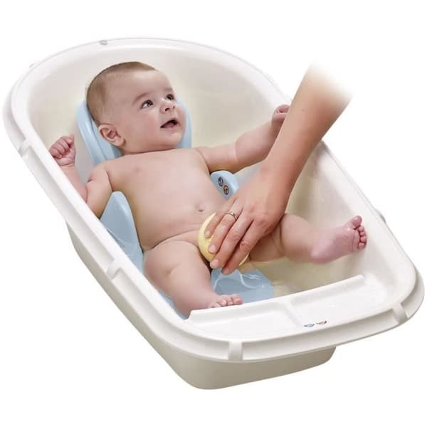 THERMOBABY Babycoon badstol - Blå blomma