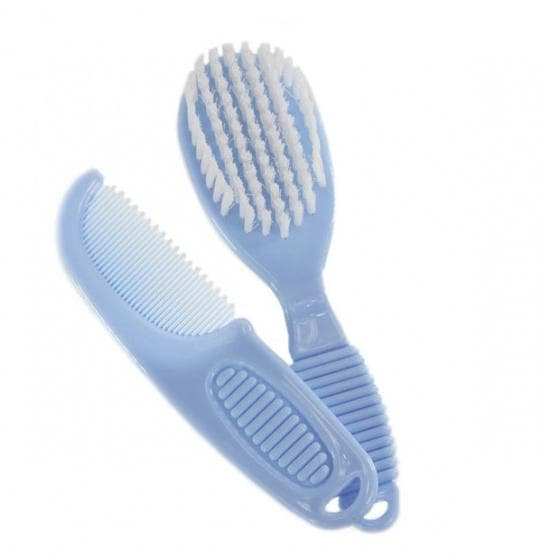 borste och kammsats 2 delar vit