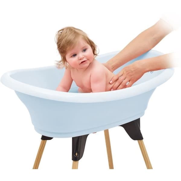 Thermobaby Vasco 5 i 1 Blue Flower Bathtub - Tillverkad i Frankrike
